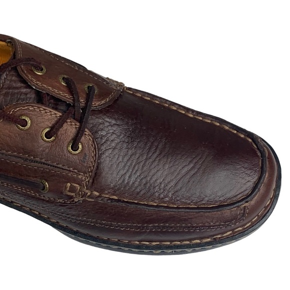 Men’s Dockers Stain Defender Lace Up Chocolate Brown Oxford Size 12 - Picture 4 of 10